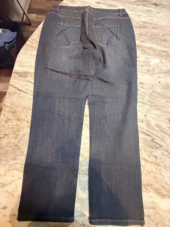 Venezia Lane Bryant Jeans Womens 20 Average Straight Leg Medium Wash Plus Denim - Picture 6 of 9
